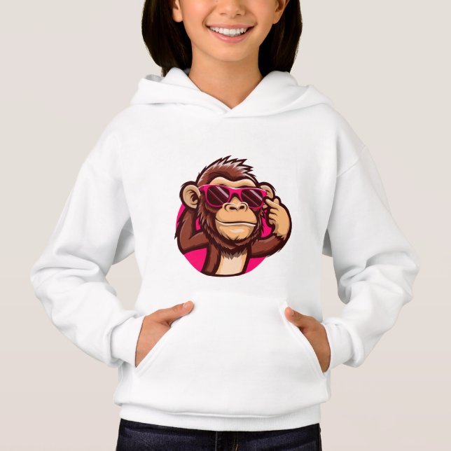 Cool Monkey Baby Tröja (Framsida)
