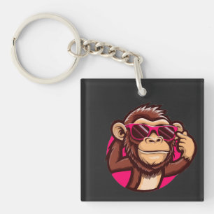 Cool Monkey-nyckelring
