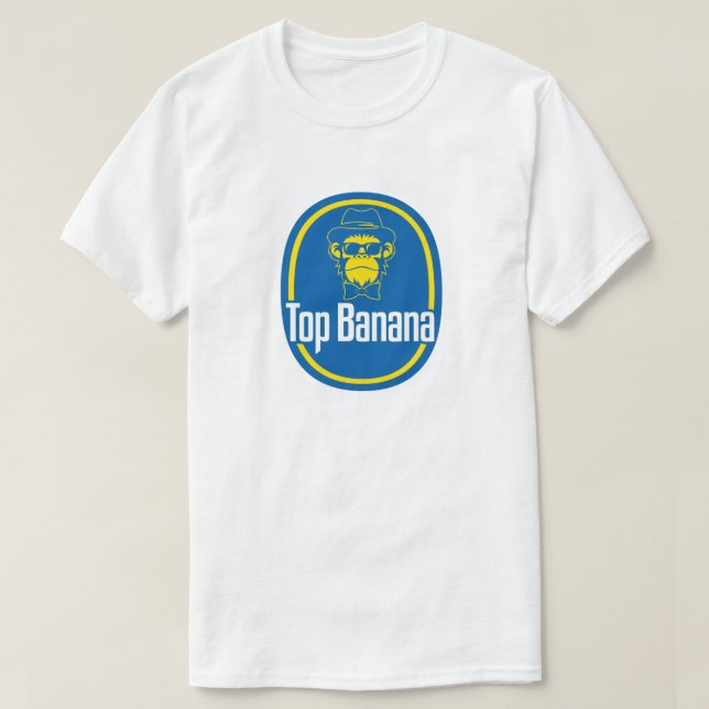 Cool Monkey Top Banana T Shirt (Design framsida)