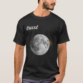 Cool Moon Graphic Herr T-Shirt - Artistic Space L