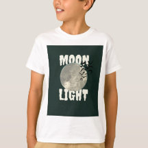Cool Moon Light Galaxy Födelsedagspresent Pojke T-