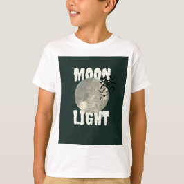 Cool Moon Light Galaxy Födelsedagspresent Pojke T- T Shirt
