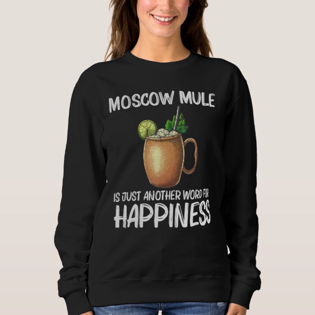 Cool Moscow Mule For Men Women Mug Vodka Cocktail  T Shirt (Framsida)