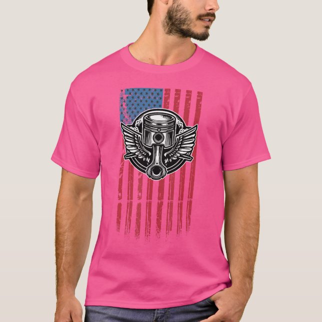 Cool Motorbike For Motorbike Racing Funny T Shirt (Framsida)