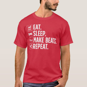 Cool musikproducent för män kvinnor DJ Beatmaker E T Shirt