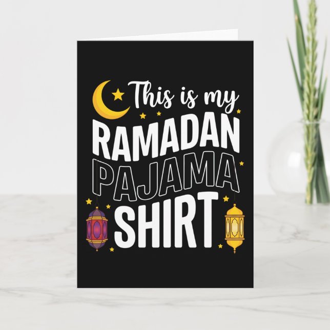 Cool Muslim Ramadan Bön Tro Tillägnelse solnedgång Kort (Framsida)