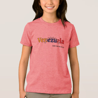 cool nationsflagga anpassa barns venezuelansk ros t shirt
