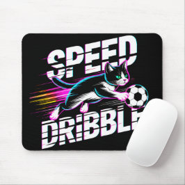 Cool Neon Fotbollskatt - Present till gamers & kat Musmatta