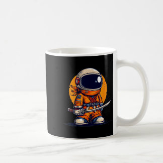 Cool ninja in astronaut space suit costume  kaffemugg