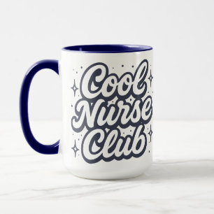 Cool Nurse Club Retro Sjuksköterska Sjukvård Mugg