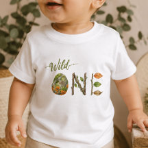 Cool och modern Wild One Baby 1-års tröja