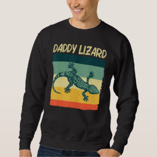 Cool Ödla För Män Pojkar Reptil Djur Ödla Lång Ärmad Tröja