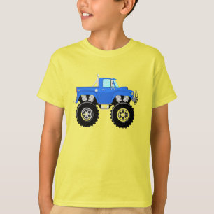 : Cool Off-Road Monster Kid's Yellow T-Shirt