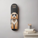 Cool Otterhound with Sunnies Mini Skateboard Bräda 18,5 Cm<br><div class="desc">It's never to dark to be cool. 
On the other hand,  you're never to fluffy to be cool.  
Like this cool Otterhound.</div>