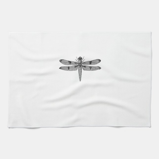 Cool Outdoors Insect Bug Dragonfly Wings T-Shirt Kökshandduk (Horisontell)