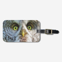 Cool Owl Bagageetikett
