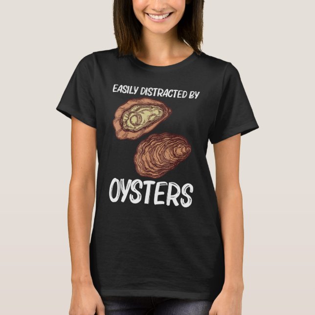 Cool Oyster For Men Women Oyster Shucker Mollusk   T Shirt (Framsida)