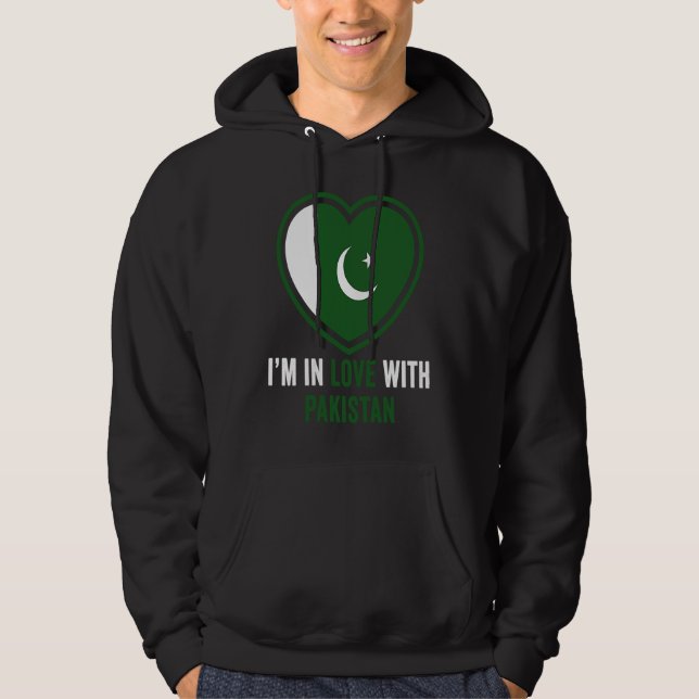 Cool Pakistani Flags Pakistan Pride Men Women Kids Hoodie (Framsida)