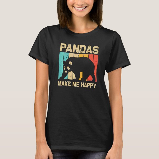 Cool Panda For Men Women Panda Bear Animal  Zookee T Shirt (Framsida)
