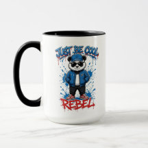 Cool Panda Rebel-mugg