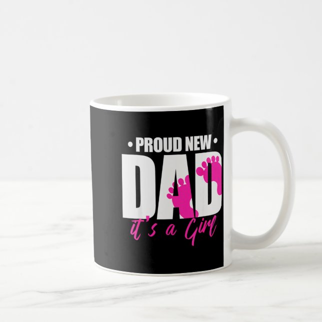 Cool Parent Apparel Proud New Dad It's A Girl - Me Kaffemugg (Höger)