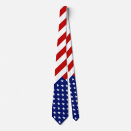 Cool patriotisk amerikansk flagga slips