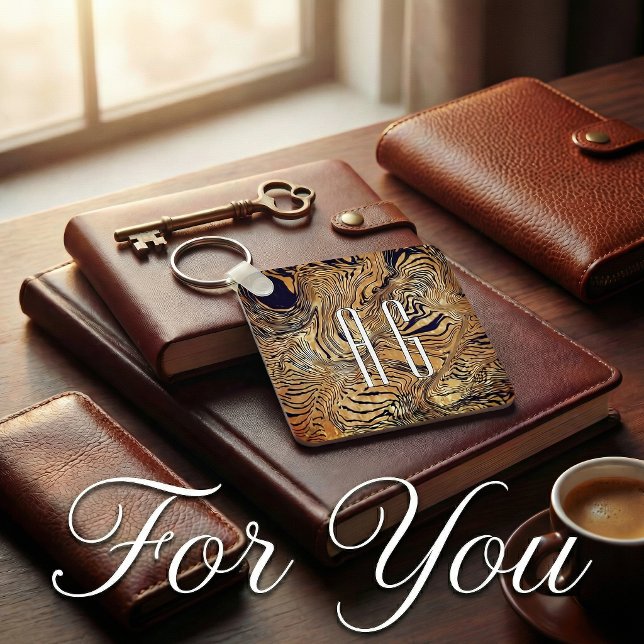 Cool pattern unique text  nyckelring (Skapare uppladdad)