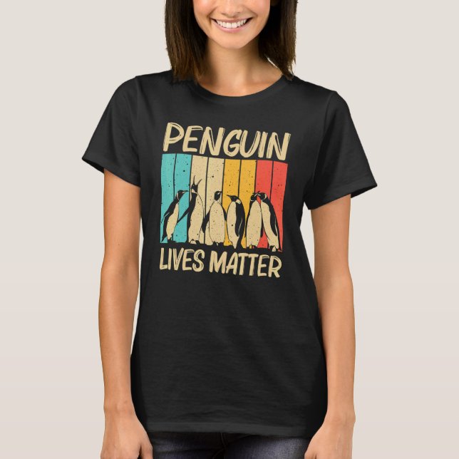 Cool Penguin For Men Women Emperor Penguin Bird   T Shirt (Framsida)