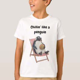 Cool Penguin Kids T-Shirt | Funny Summer Cartoon