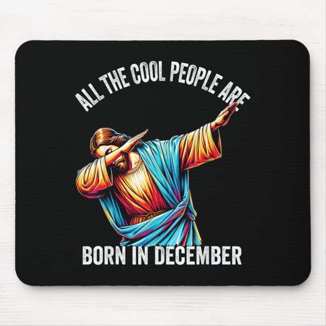 Cool People Are Born In December Christian Christm Musmatta (Framsidan)