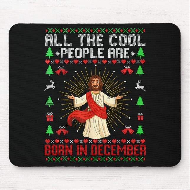 Cool People Are Born In December Christian Christm Musmatta (Framsidan)