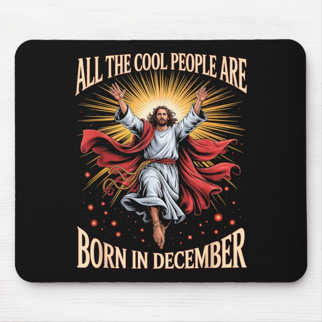 Cool People Are Born In December Christian Christm Musmatta (Framsidan)