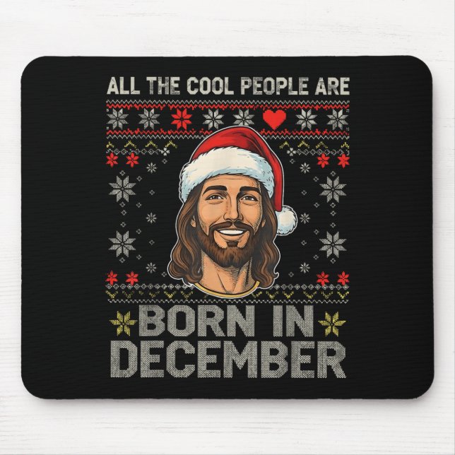 Cool People Are Born In December Christian Christm Musmatta (Framsidan)