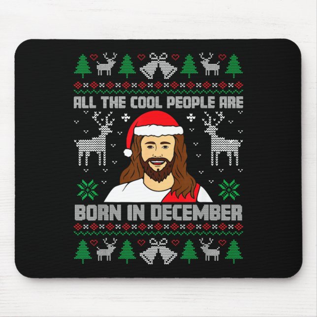Cool People Are Born In December Christian Christm Musmatta (Framsidan)