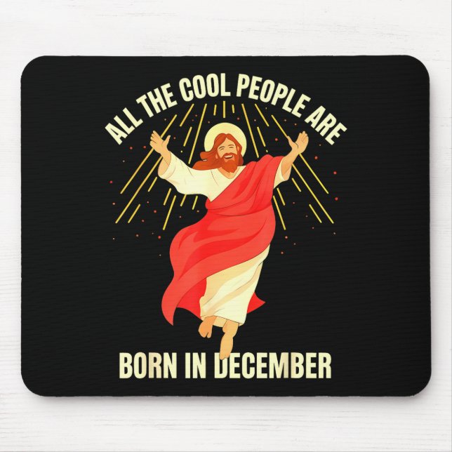 Cool People Are Born In December Christian Christm Musmatta (Framsidan)