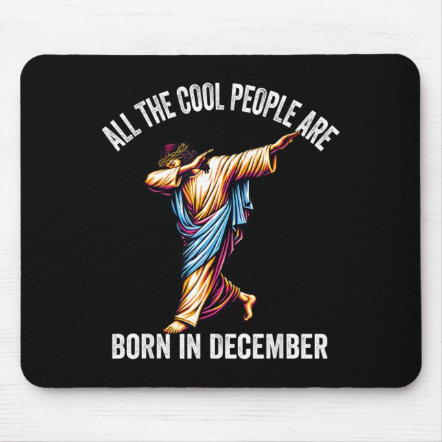 Cool People Are Born In December Christian Christm Musmatta (Framsidan)