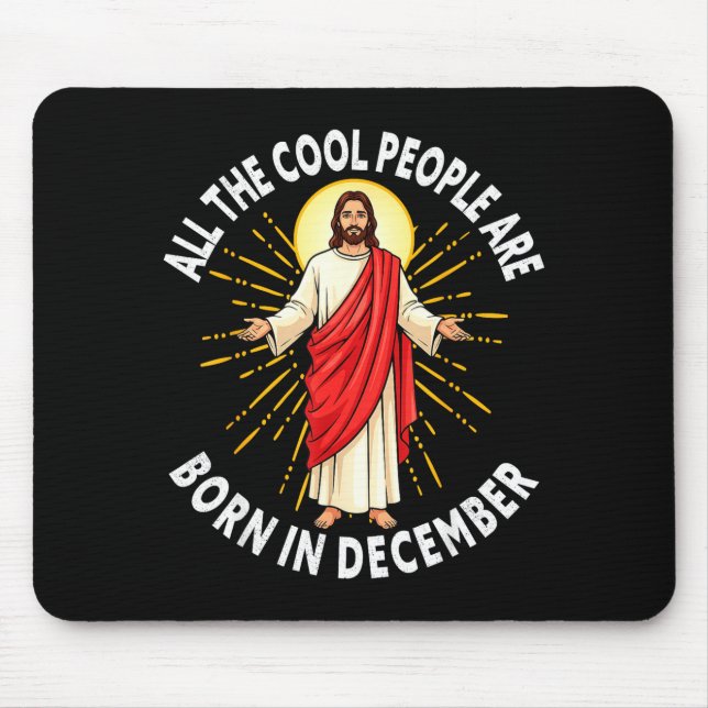Cool People Are Born In December Christmas Christi Musmatta (Framsidan)