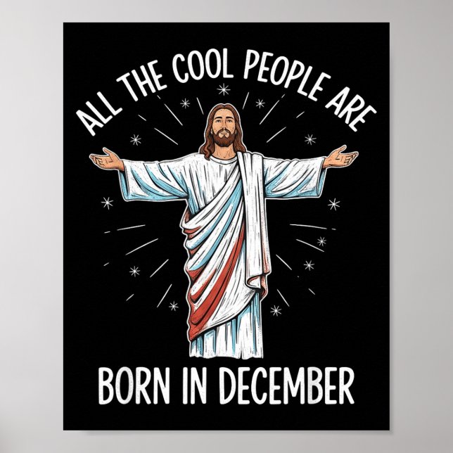 Cool People December Birthday Sritual Theme  Poster (Framsidan)