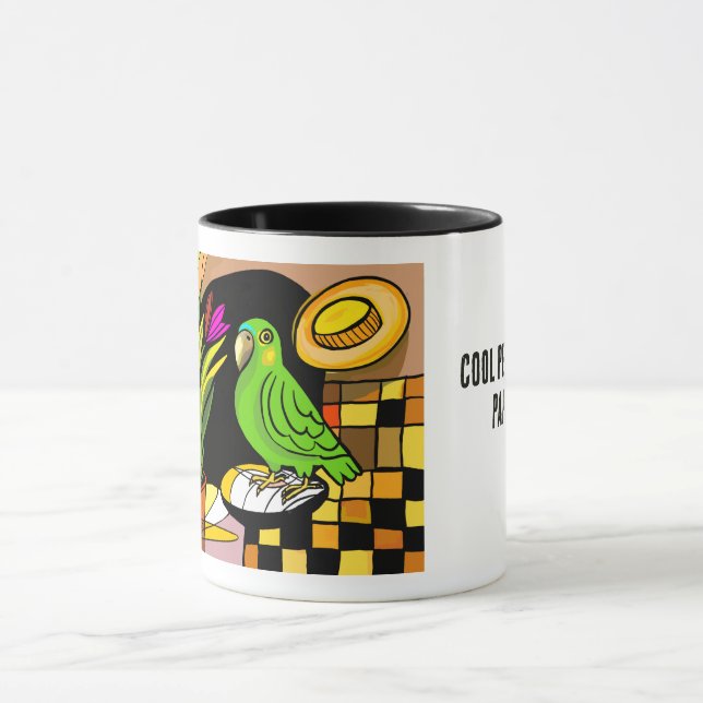 Cool People Have Parrots Mugg (Center)