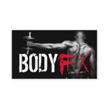 Cool Personlig Tränare Gym Fitness Affärskort