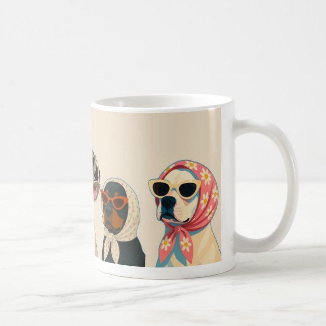 Cool Pet Dog graphic mug  Kaffemugg (Höger)