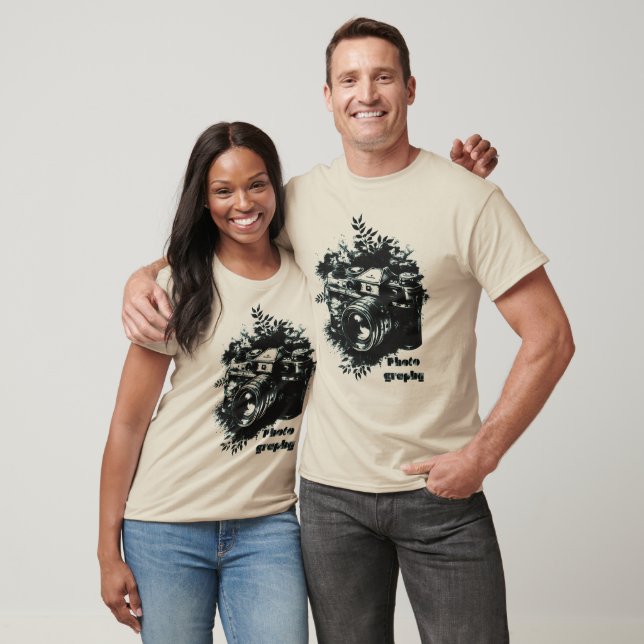 Cool Photo Camera Design for Photographer T Shirt (Unisex)