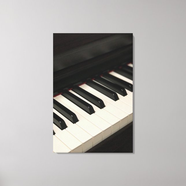 Cool Piano Design Canvastryck (Framsida)