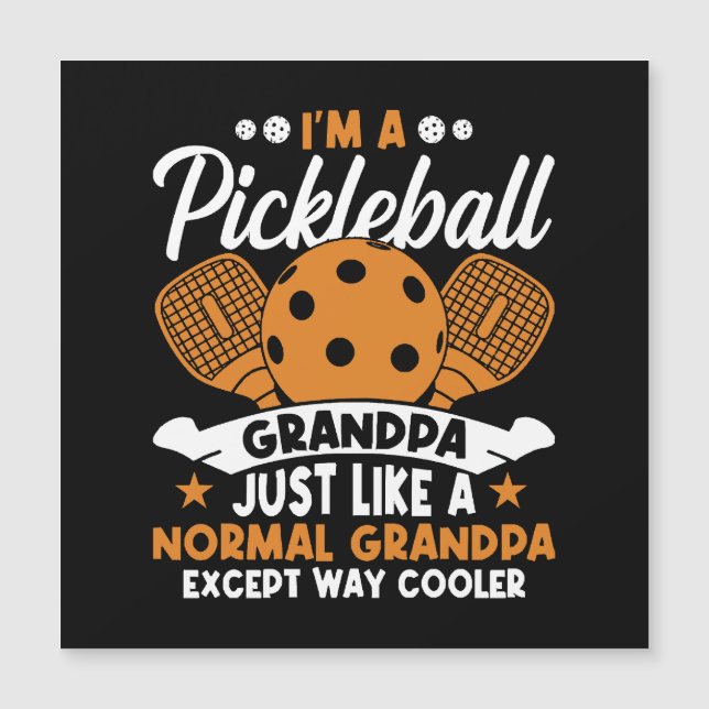 Cool Pickleball Farfarspelare (Framsida)
