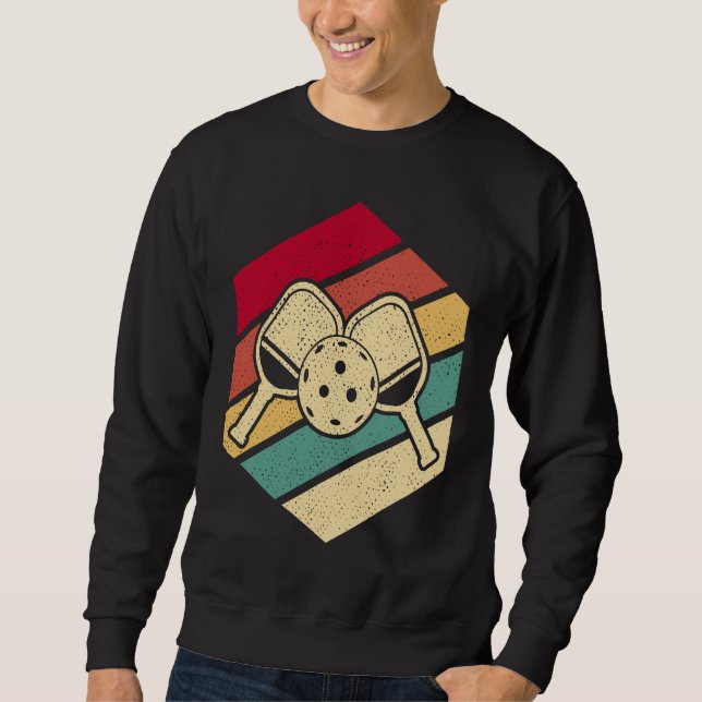 Cool Pickleball For Paddle Pickleball Player  3 Lång Ärmad Tröja (Framsida)