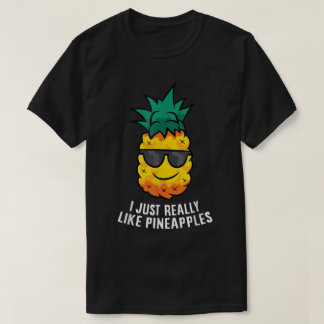 Cool Pineapple Funny Fruit Design T Shirt
