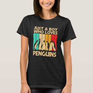 Cool pingvin för pojkar Kids kejsarpingvin fågel T Shirt