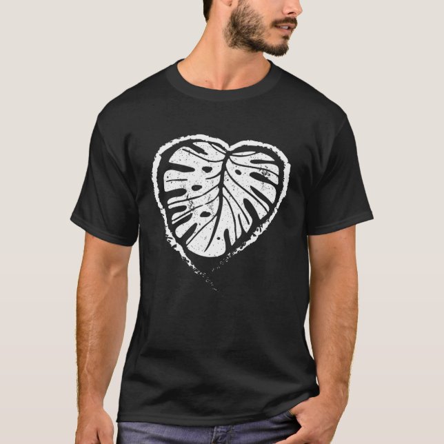Cool Plant Mom  For Gardeners Heart Monstera Leaf T Shirt (Framsida)
