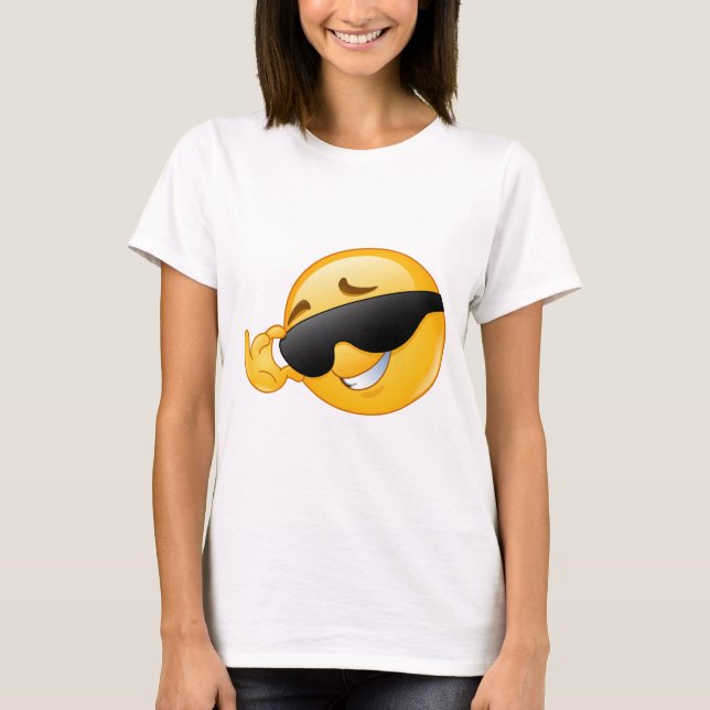 Cool Playful Emoji T-Shirt – Fun & Expressive Grap (Framsida)