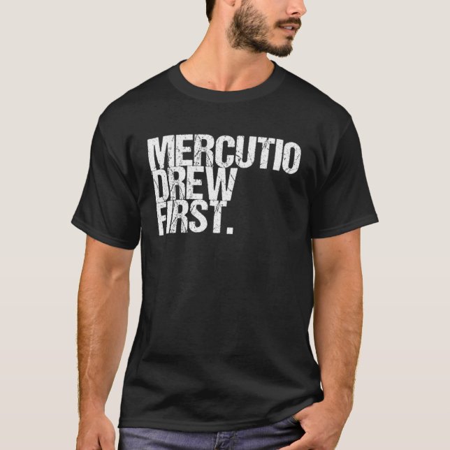 Cool Poetry Tees Mercutio Drew First T Shirt (Framsida)